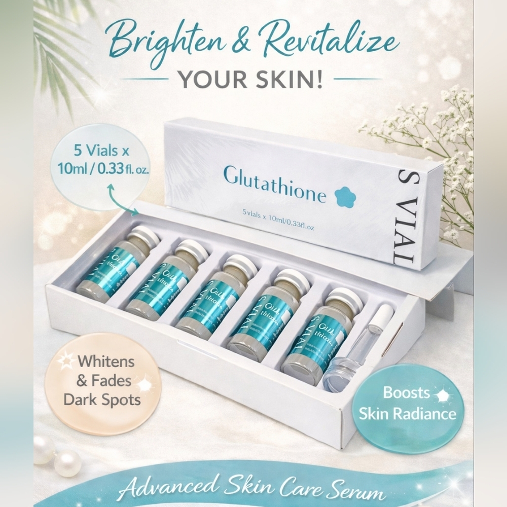 Glutathione Ampoule Serum | Brightening & Radiance | 5 Vials